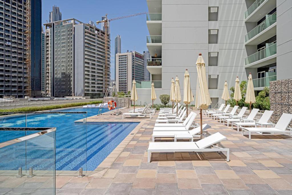 Fantastic One Bedroom Apartment With Burj-Khalifa View Dubai Buitenkant foto